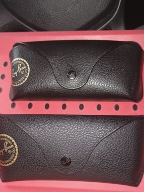 Free Ray-Ban Textured  Case With Purchase Of any Aviator Glasses  $25 or More